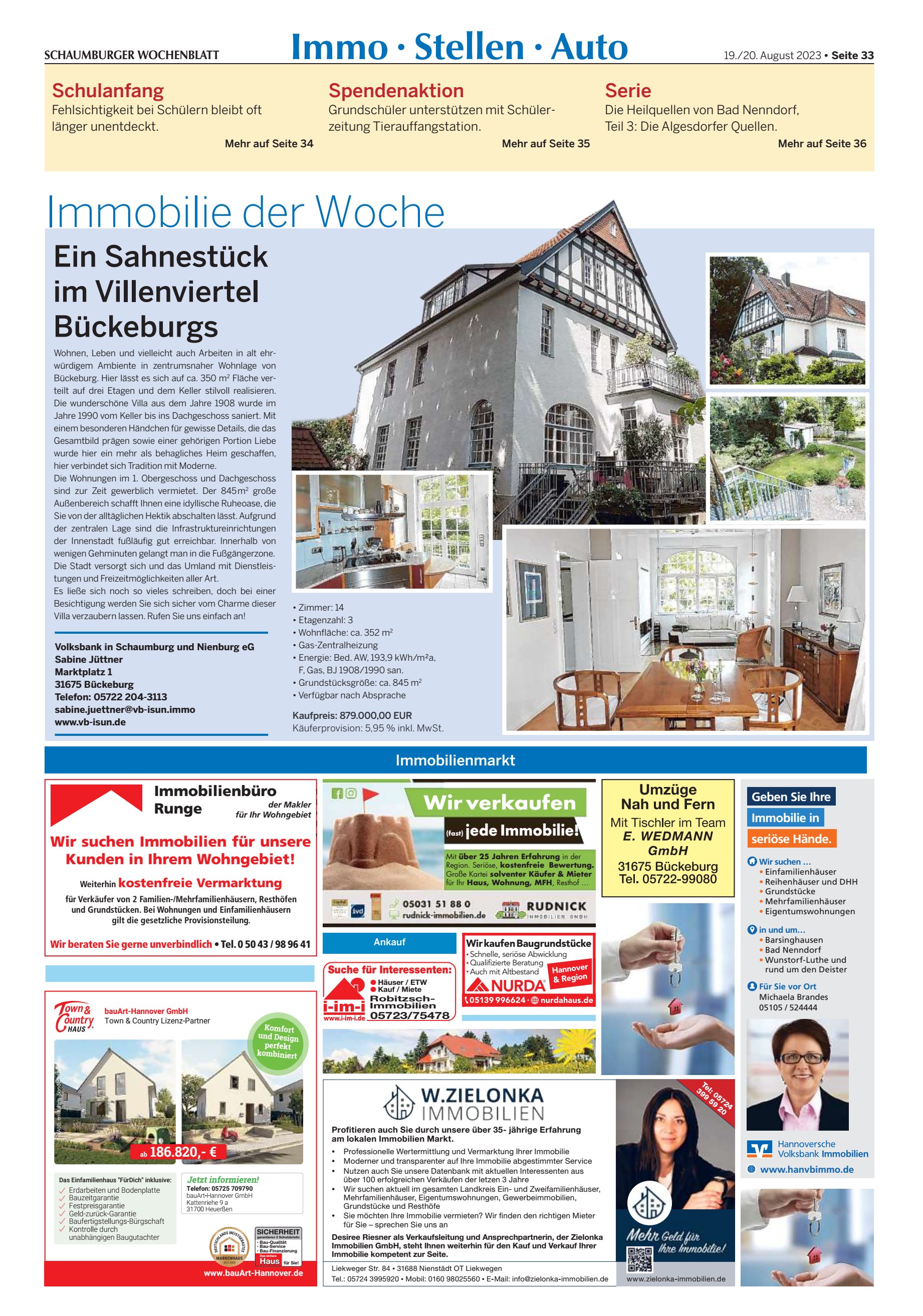 Immobilie Woche Immo