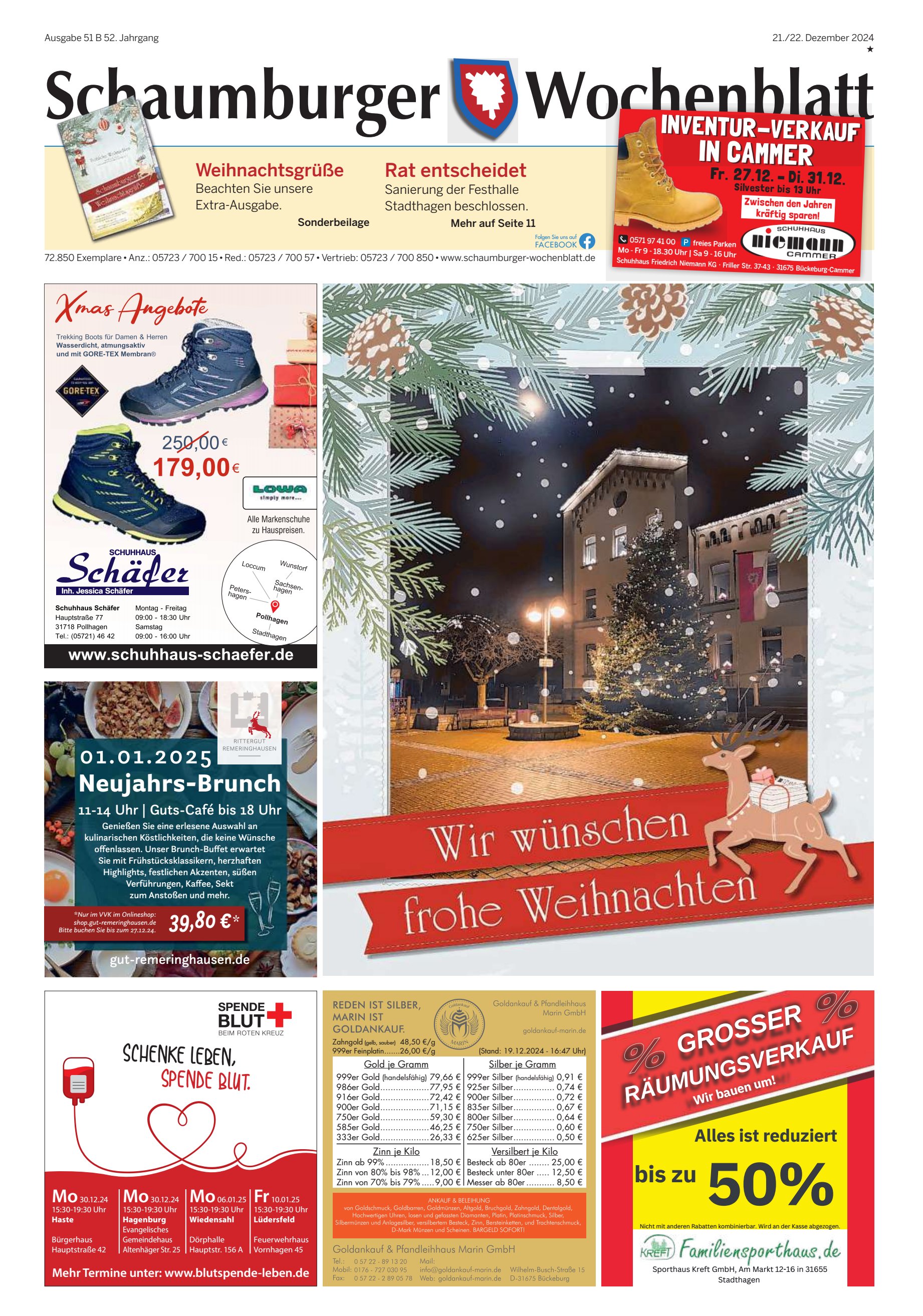 Schaumburger Wochenblatt Neujahrs-Brunch