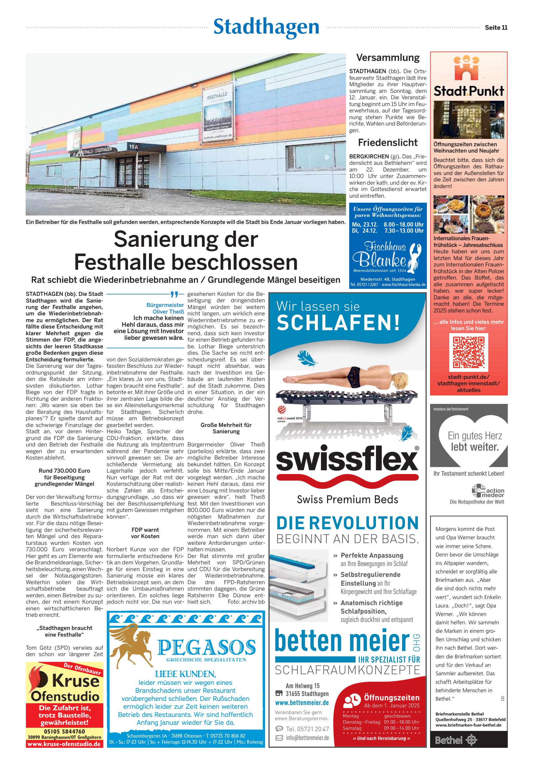 Stadthagen Sanierung Festhalle