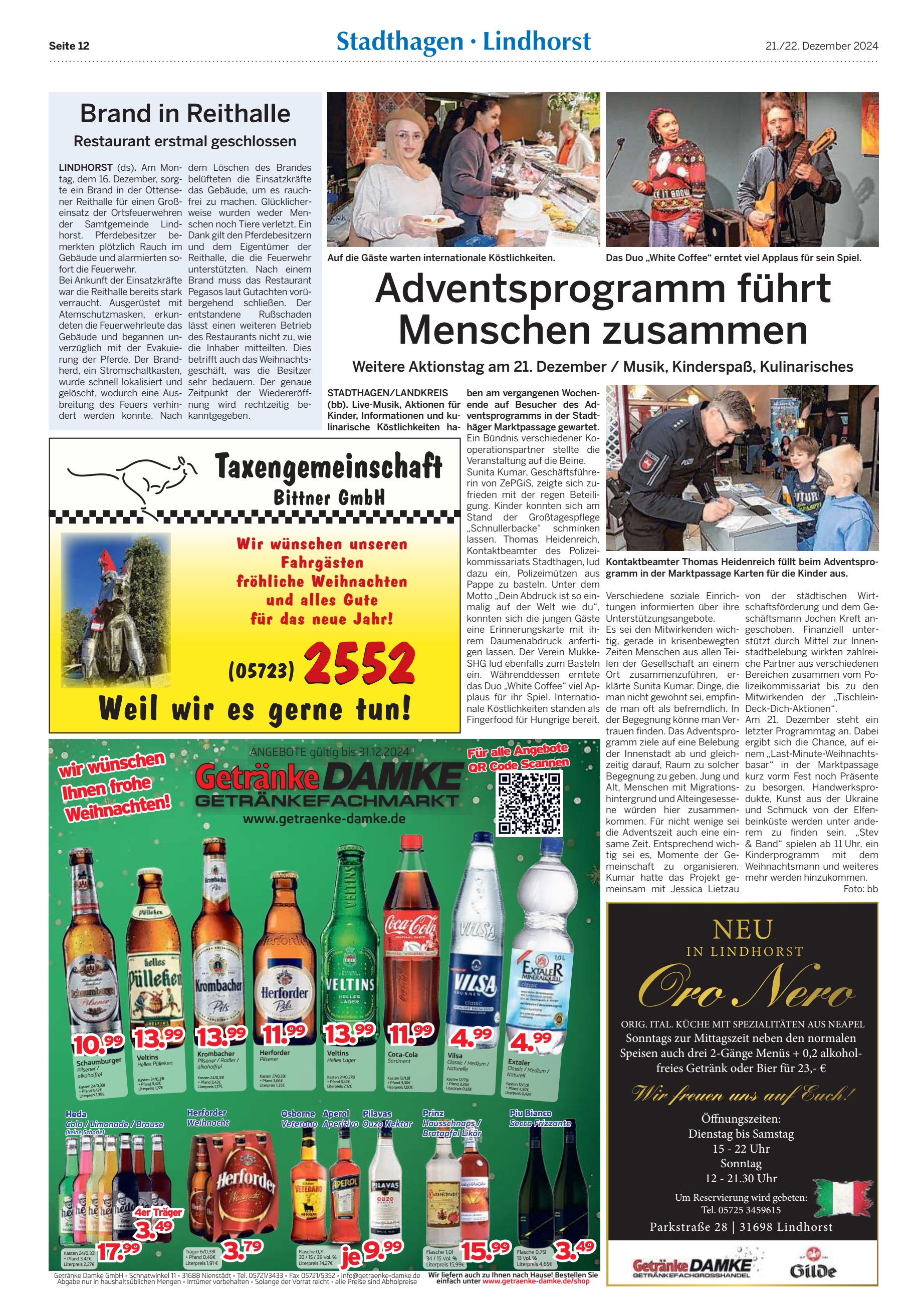 Nero Adventsprogramm führt