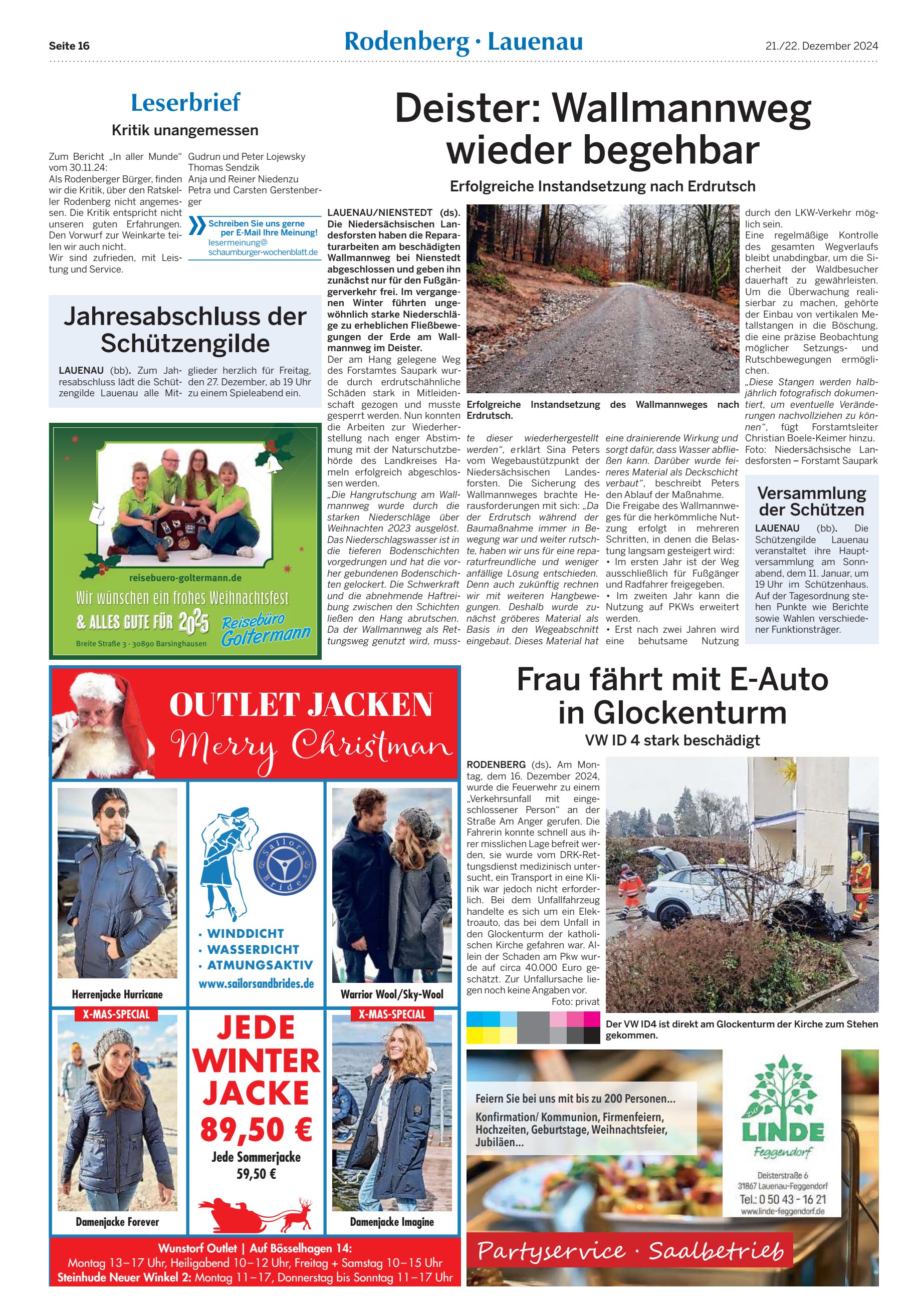 Deister Wallmannweg wieder