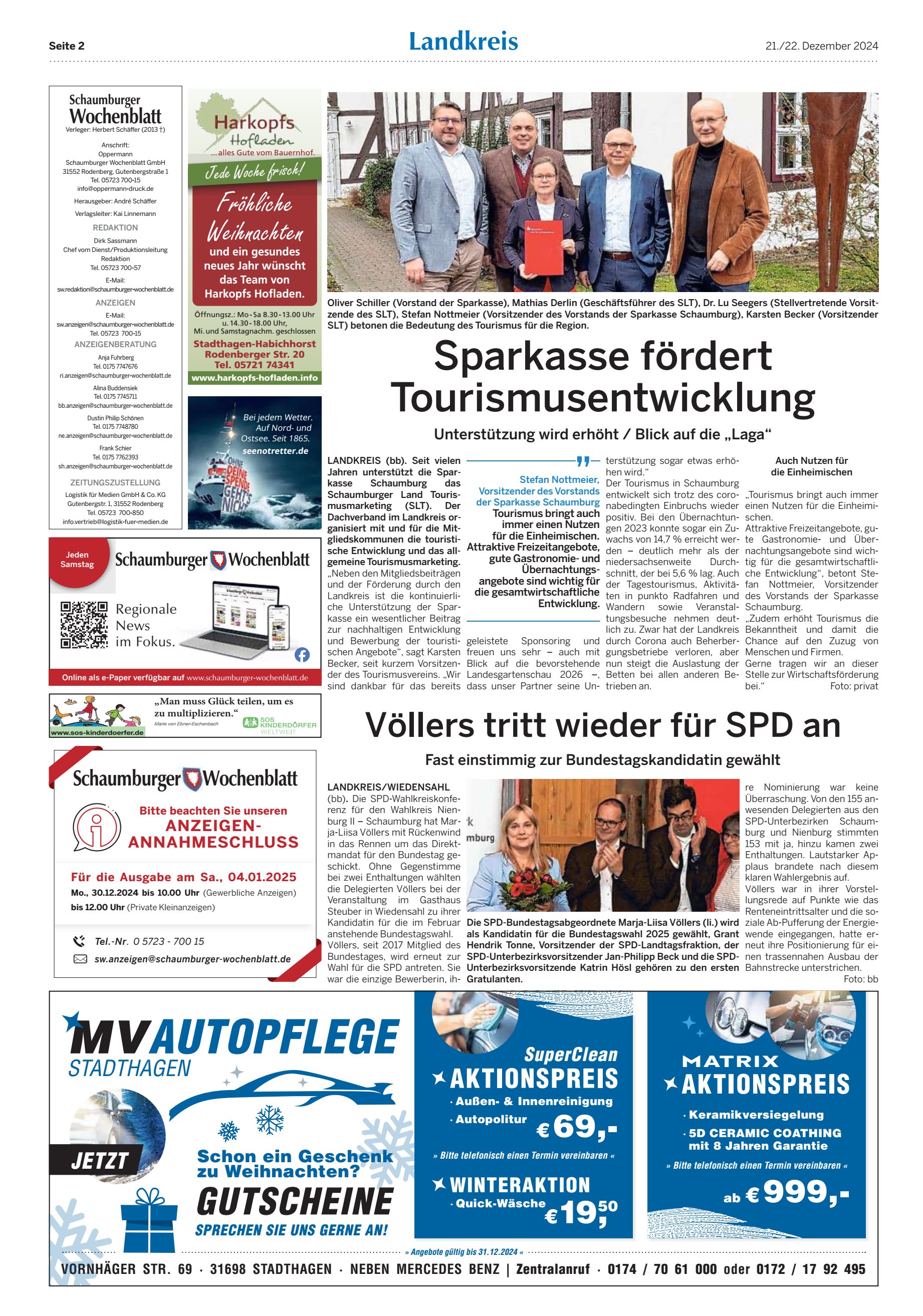 AUTOPFLEGE Sparkasse fördert