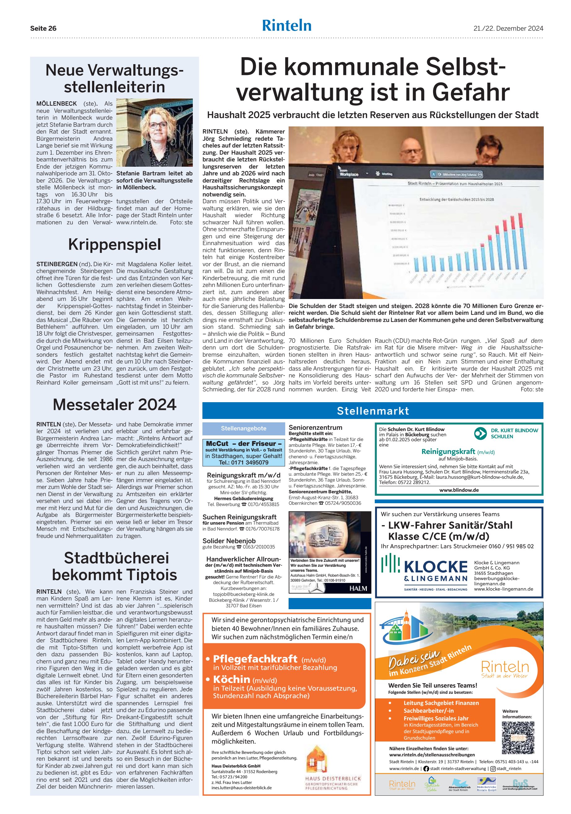 kommunale Selbst- verwaltung