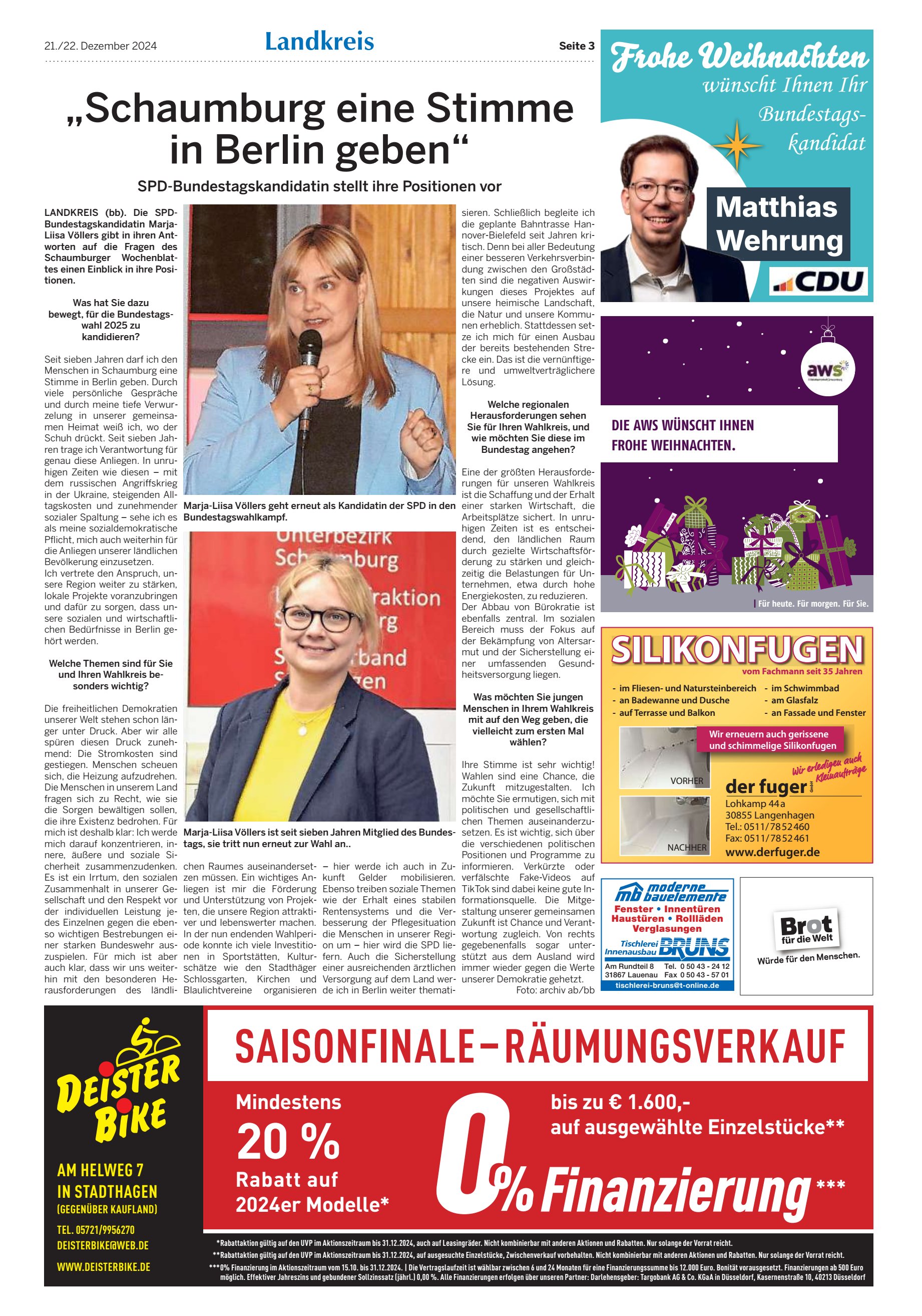 Finanzierung SAISONFINALE RÄUMUNGSVERKAUF