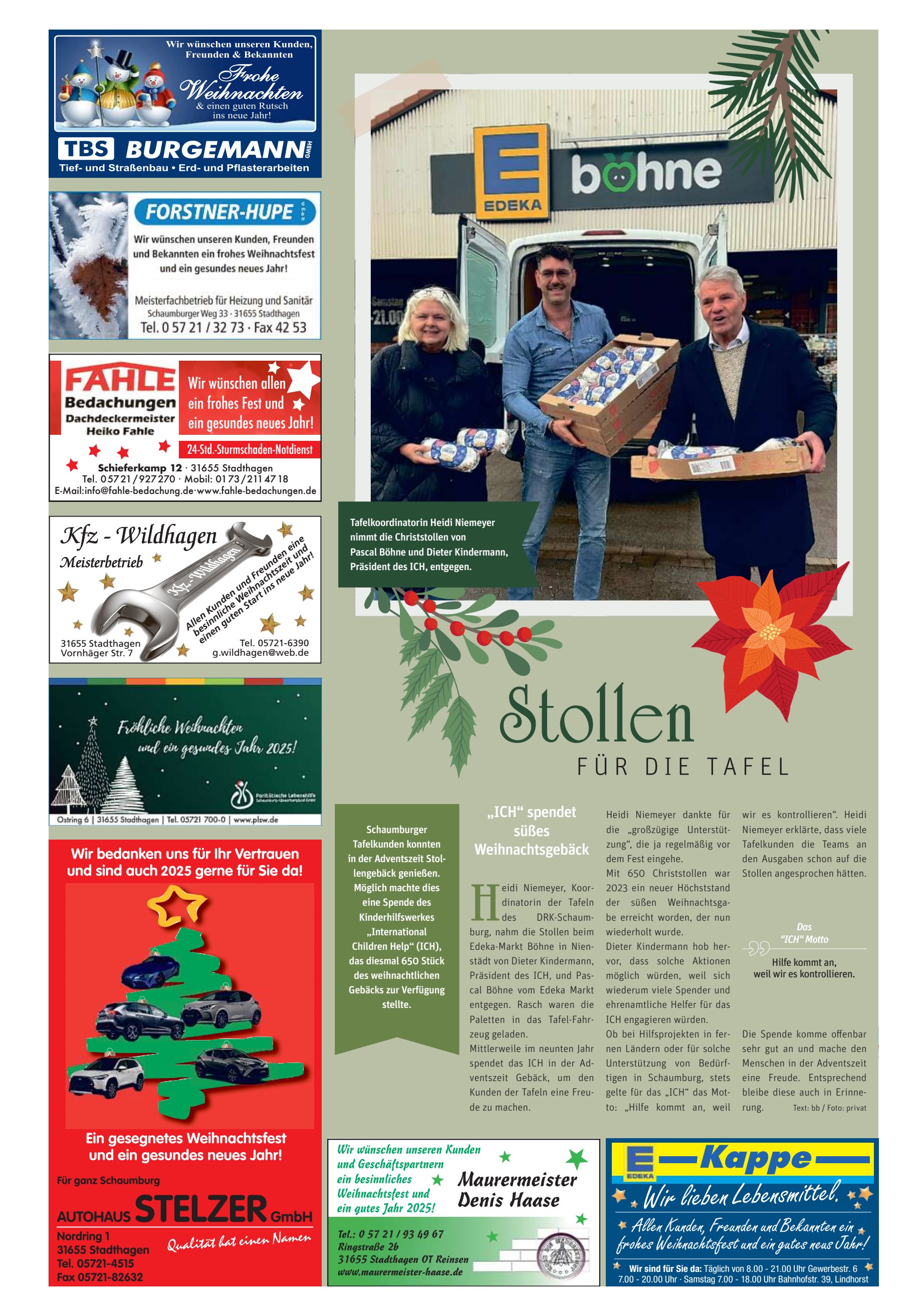 Stollen Kappe Wildhagen