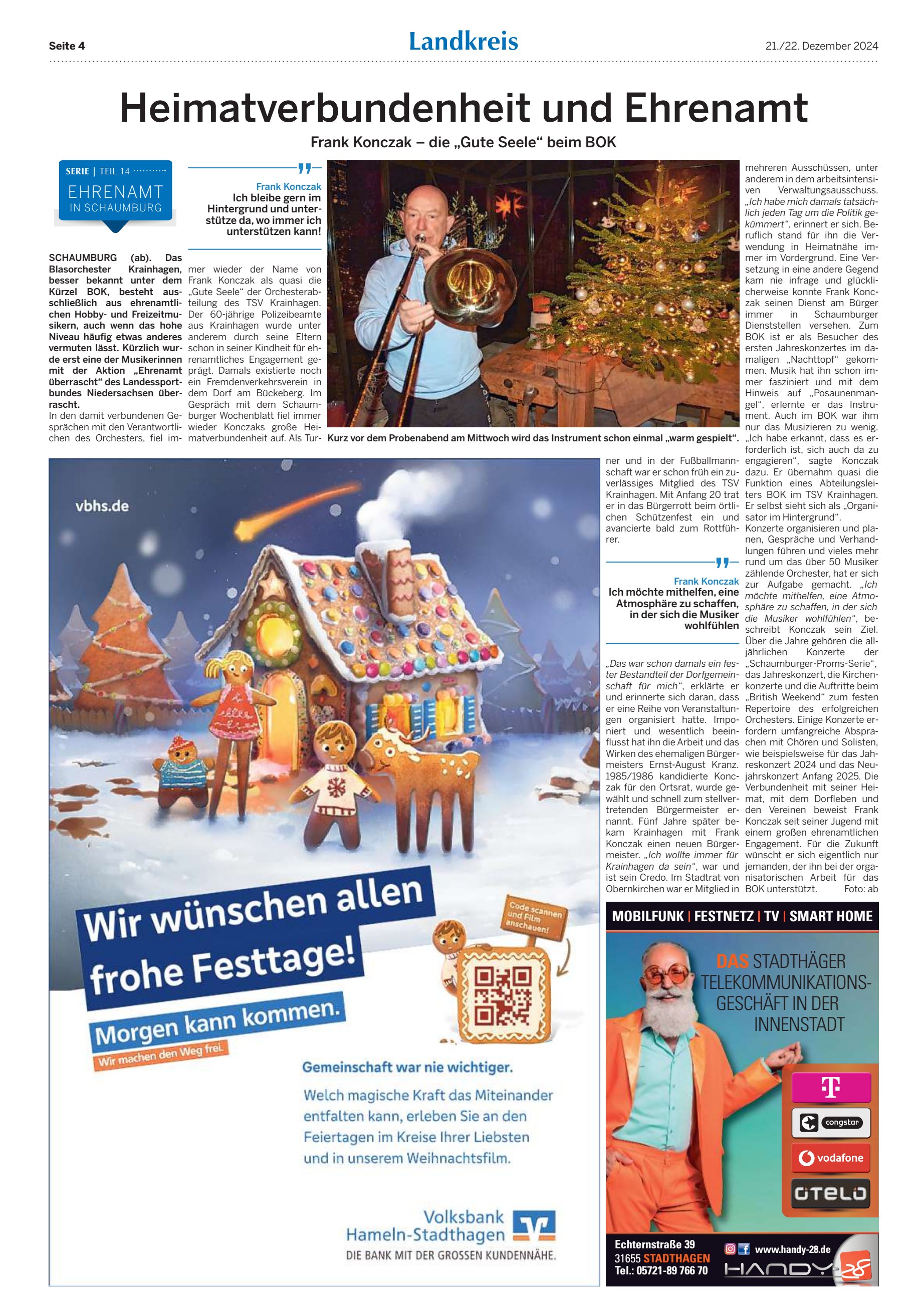 Heimatverbundenheit Ehrenamt Landkreis