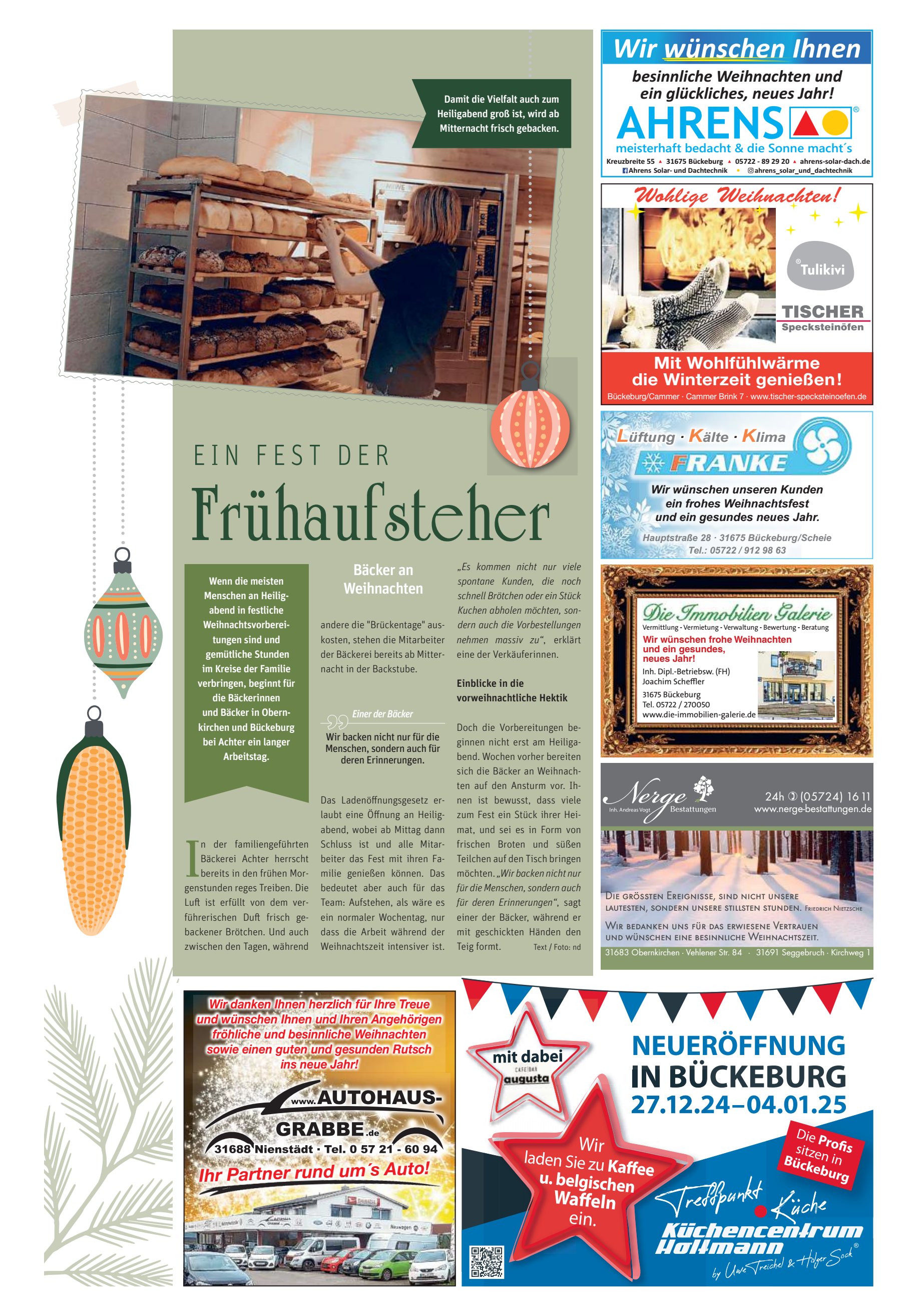 Frühaufsteher wünschen Ihnen