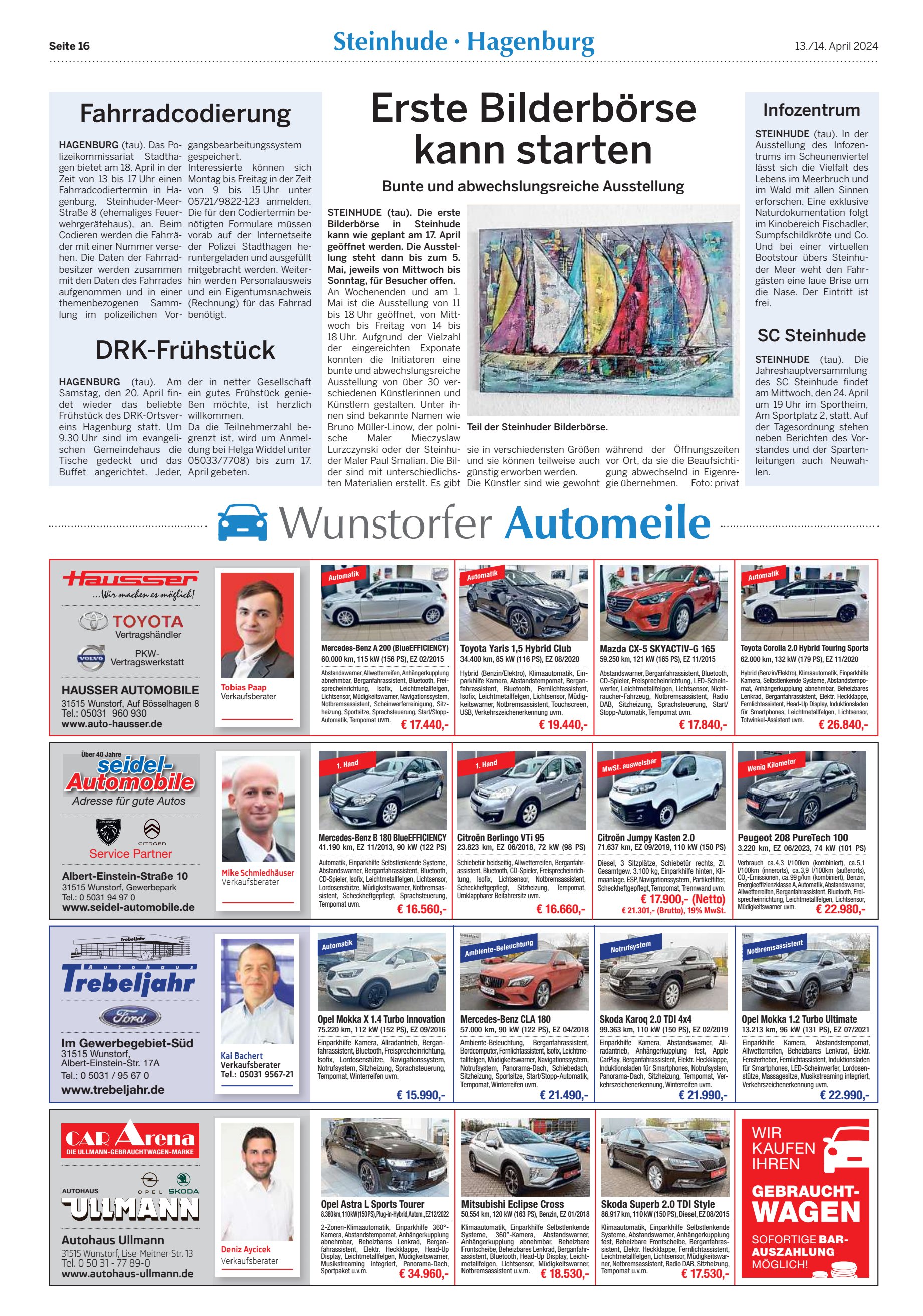 Wunstorfer Automeile Erste
