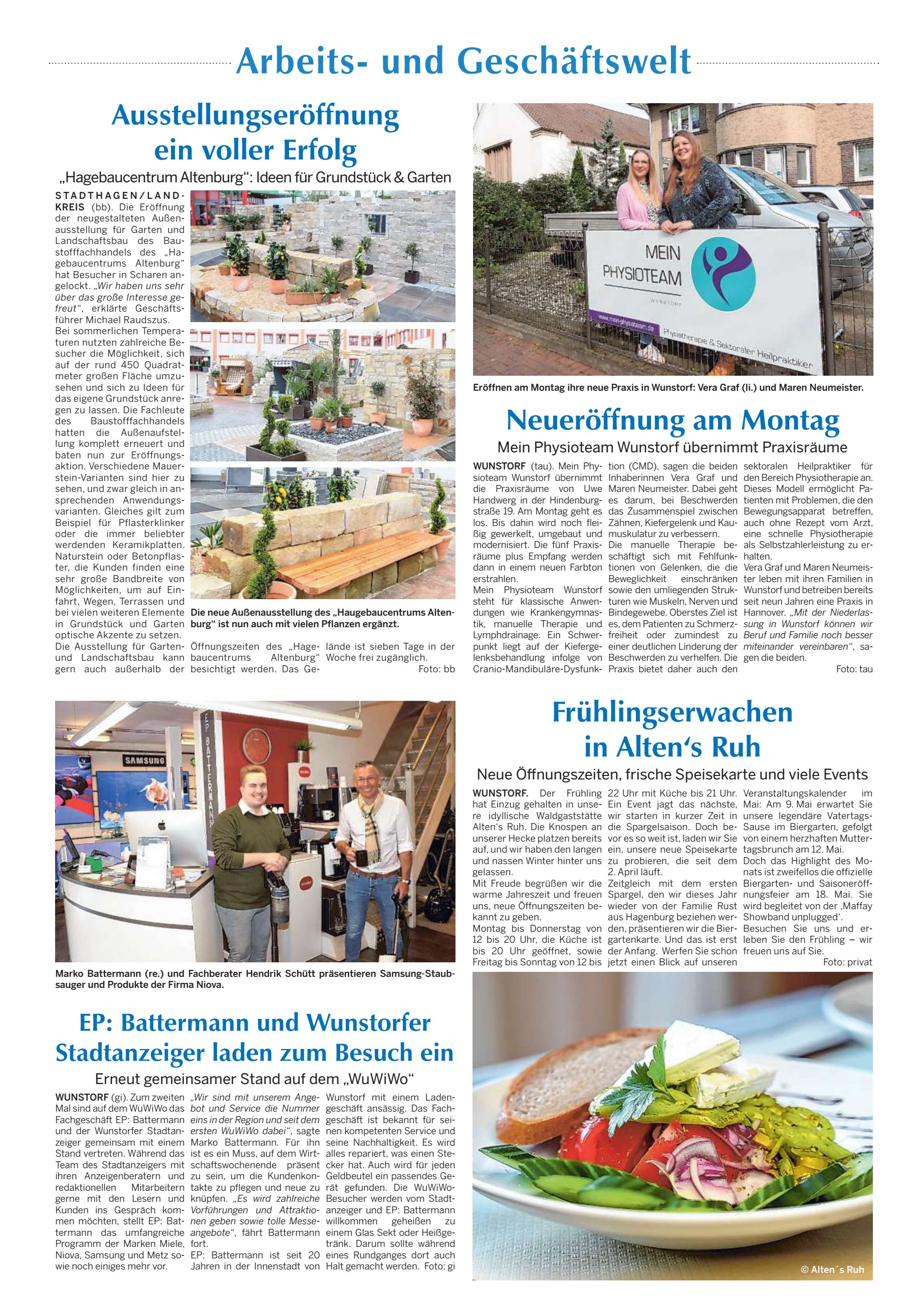 Arbeits- Geschäftswelt Ausstellungseröffnung